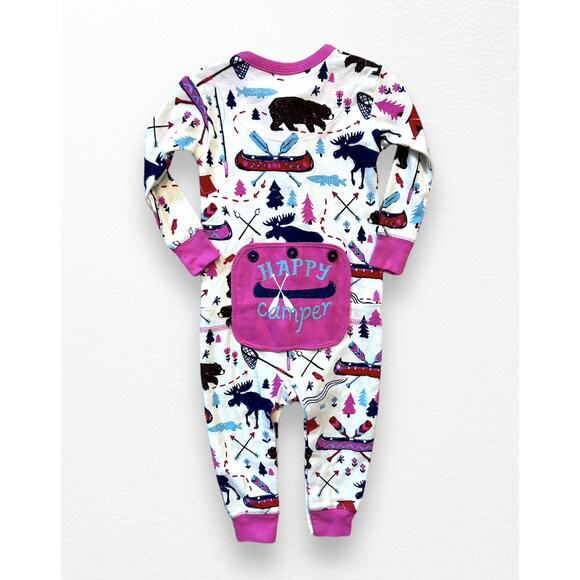Little Blue House (Hatley) Happy Camper Onesie, 6-12 Months - Picture 2 of 6